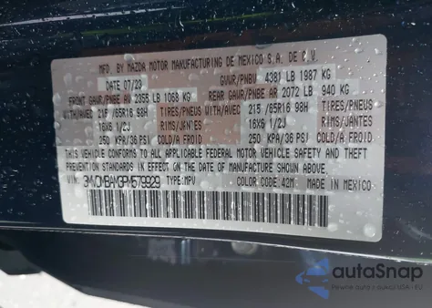 2023 Mazda Cx-30 2.5 S from USA, damaged, VIN 3MVDMBAM3PM579929